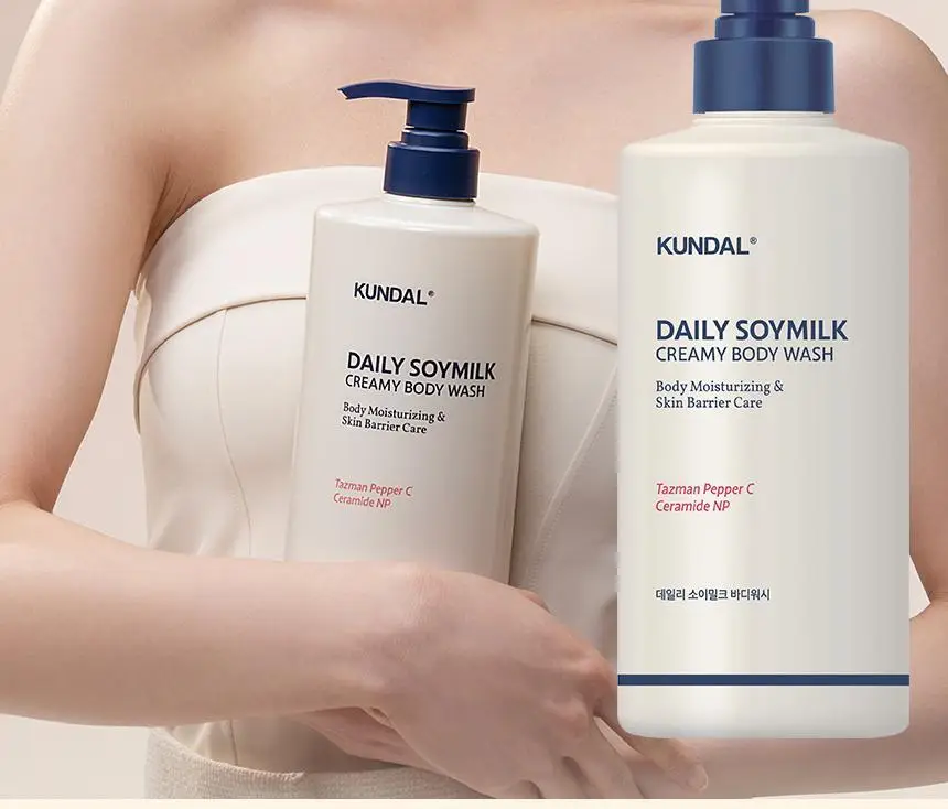 [대용량] 쿤달 데일리 소이밀크 크리미 바디워시 멜로우바닐라 1000ml 상세페이지 5